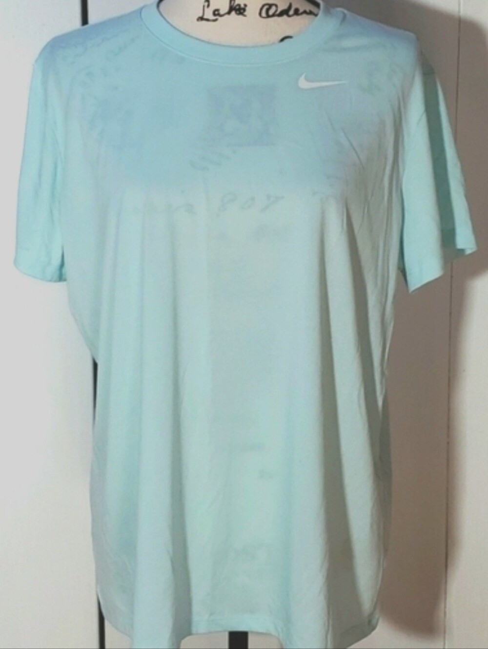 Nike| Womens Nike Logo Dri-Fit Seafoam Green Workout Athleisure Top Sz.XXL